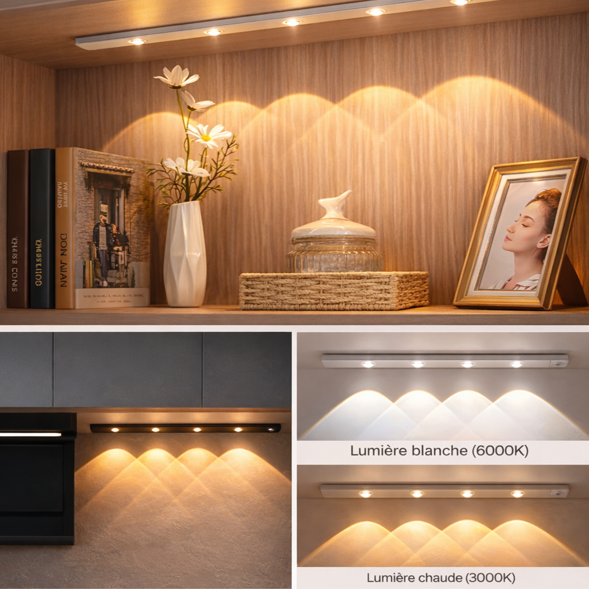 Lampe LED avec Détecteur de Mouvement – Sans Fil